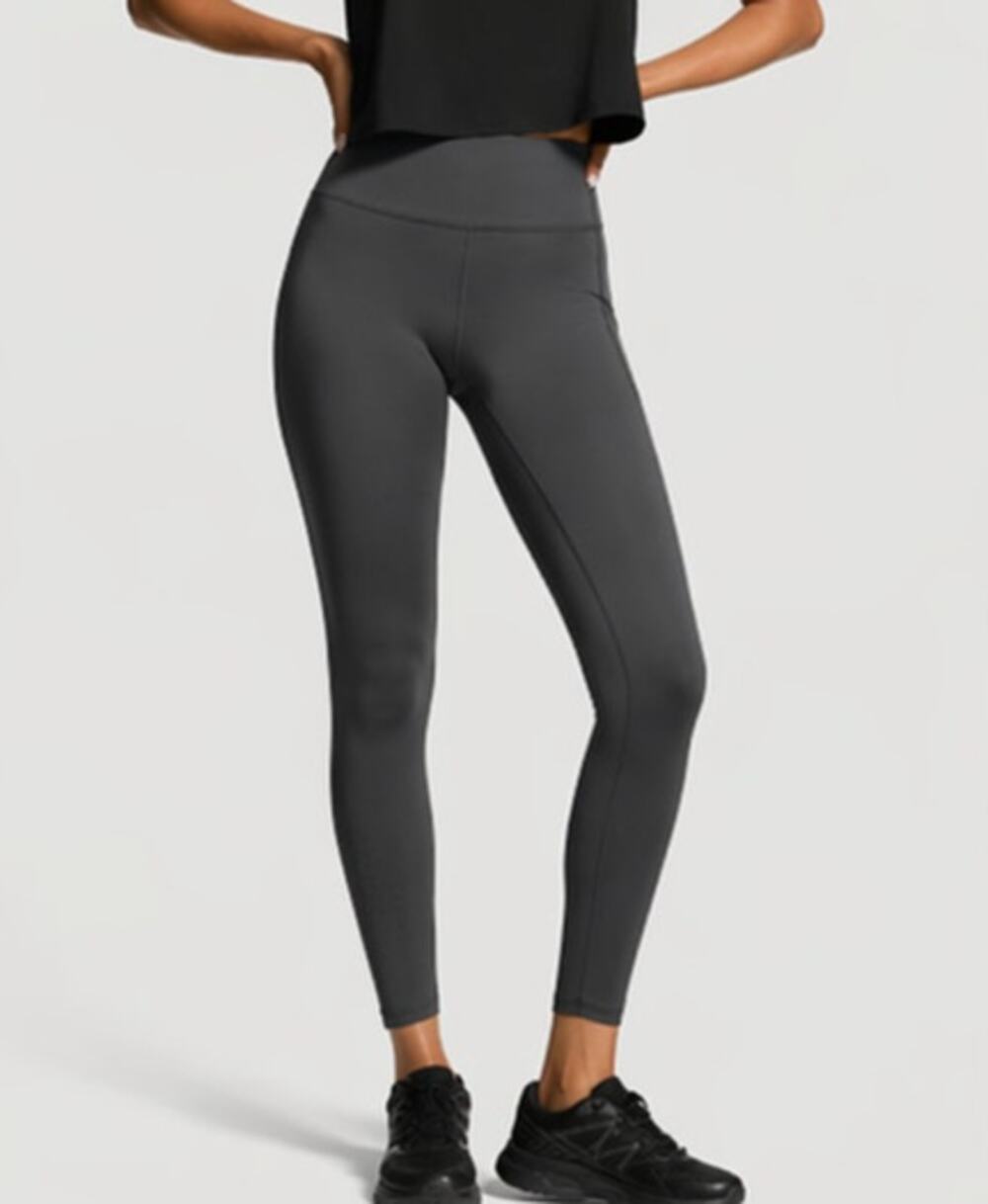 Victoria’s Secret Essential High Rise 7/8 Legging Pockets Onyx Grey XL Short NWT